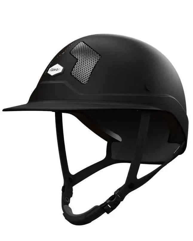 Kask jeździecki Flex-on Armet czarny z daszkiem